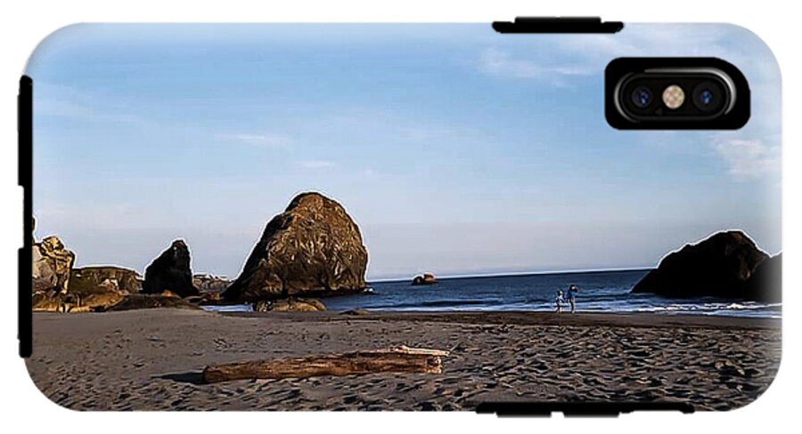 At the beach 4 - Phone Case
