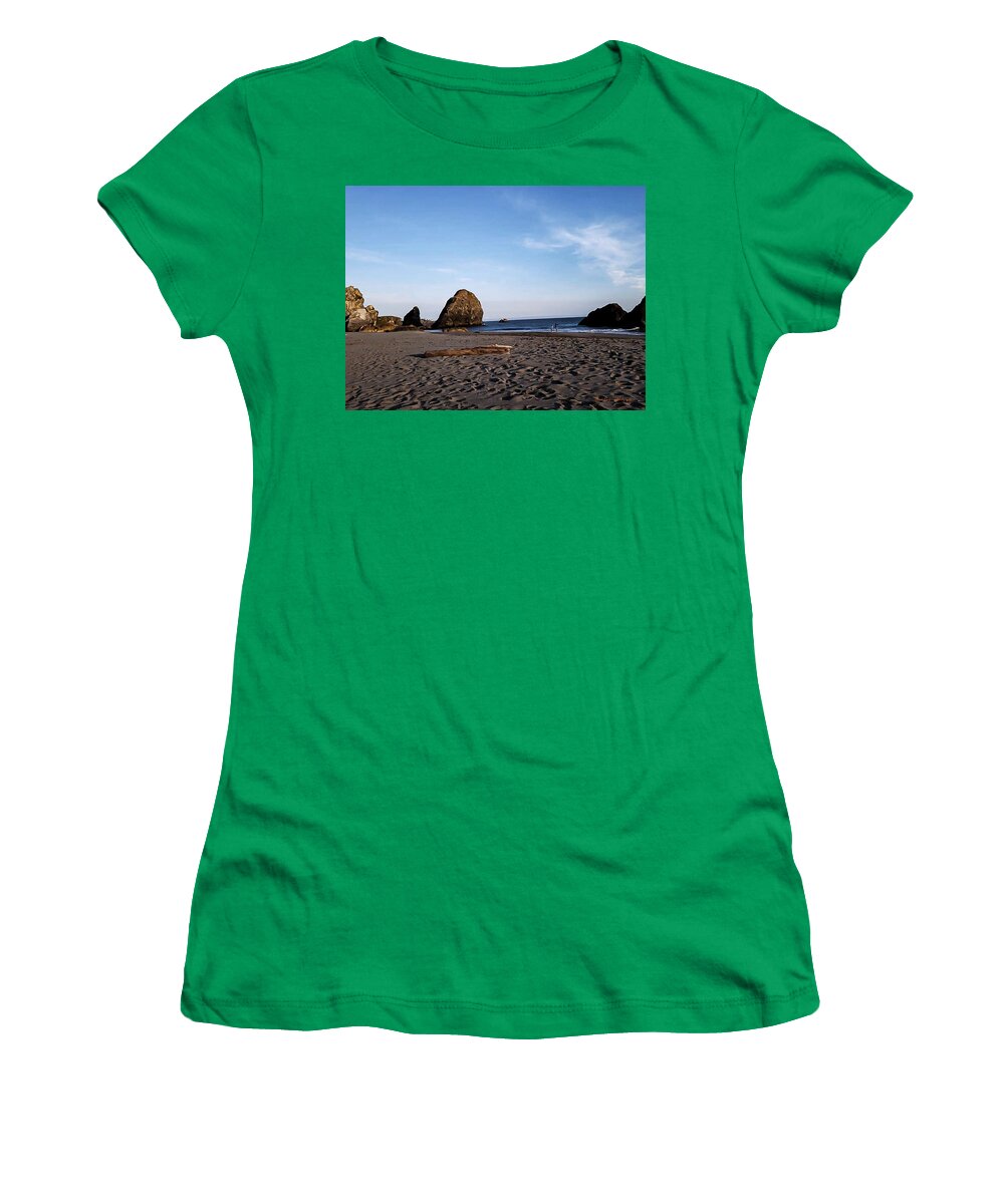 At the beach 4 - Women's T-Shirt