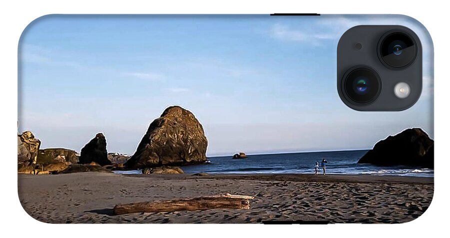 At the beach 4 - Phone Case