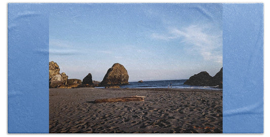 At the beach 4 - Beach Towel