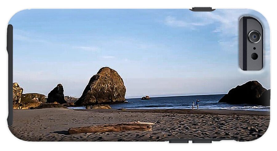 At the beach 4 - Phone Case