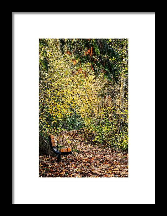 Autim  walk   - Framed Print