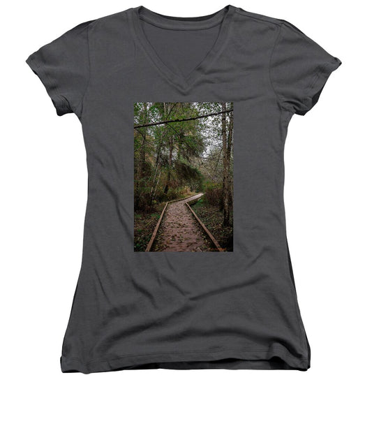 Autumn walk  - Women's V-Neck