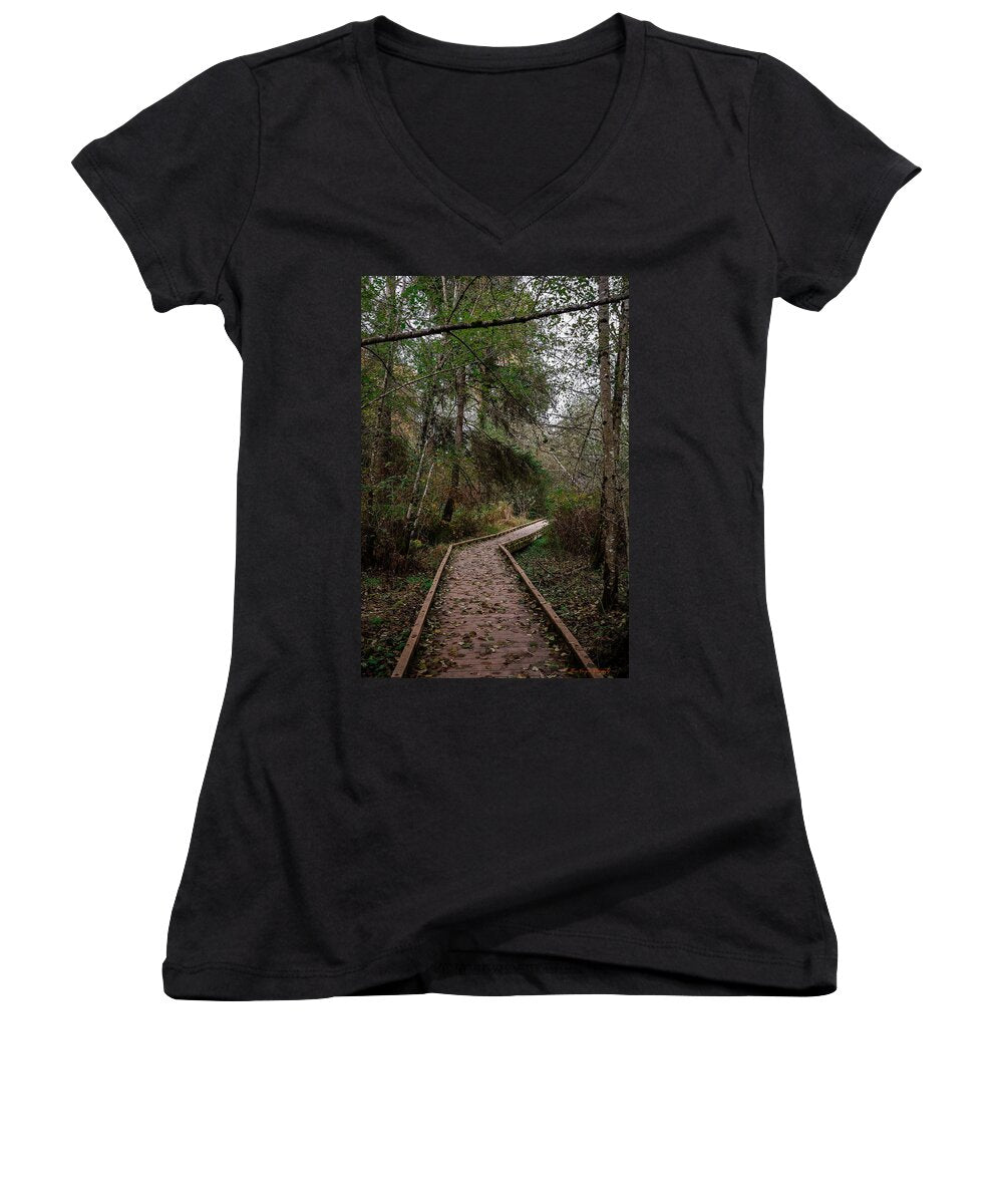 Autumn walk  - Women's V-Neck