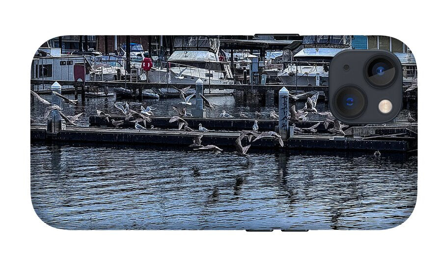 Birds at the Dock - Phone Case