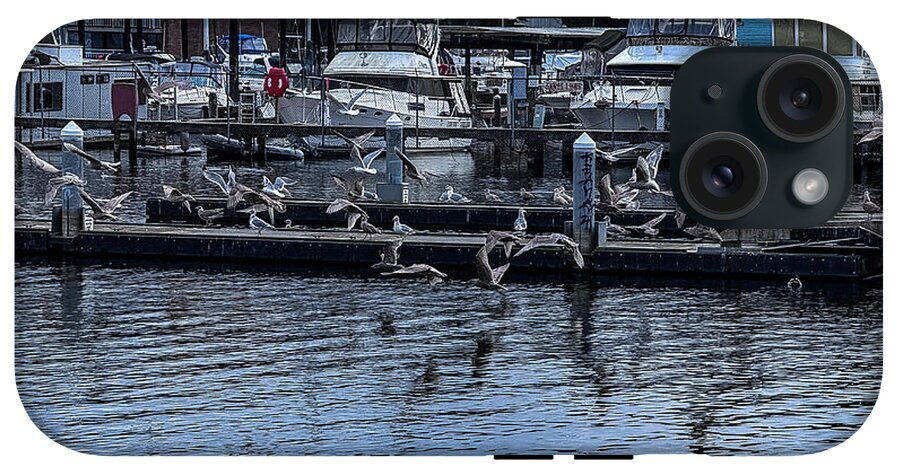 Birds at the Dock - Phone Case