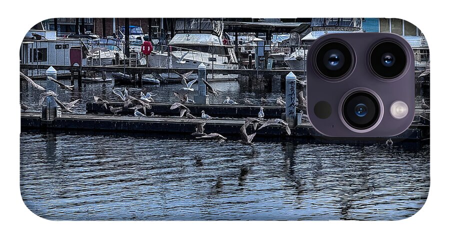 Birds at the Dock - Phone Case