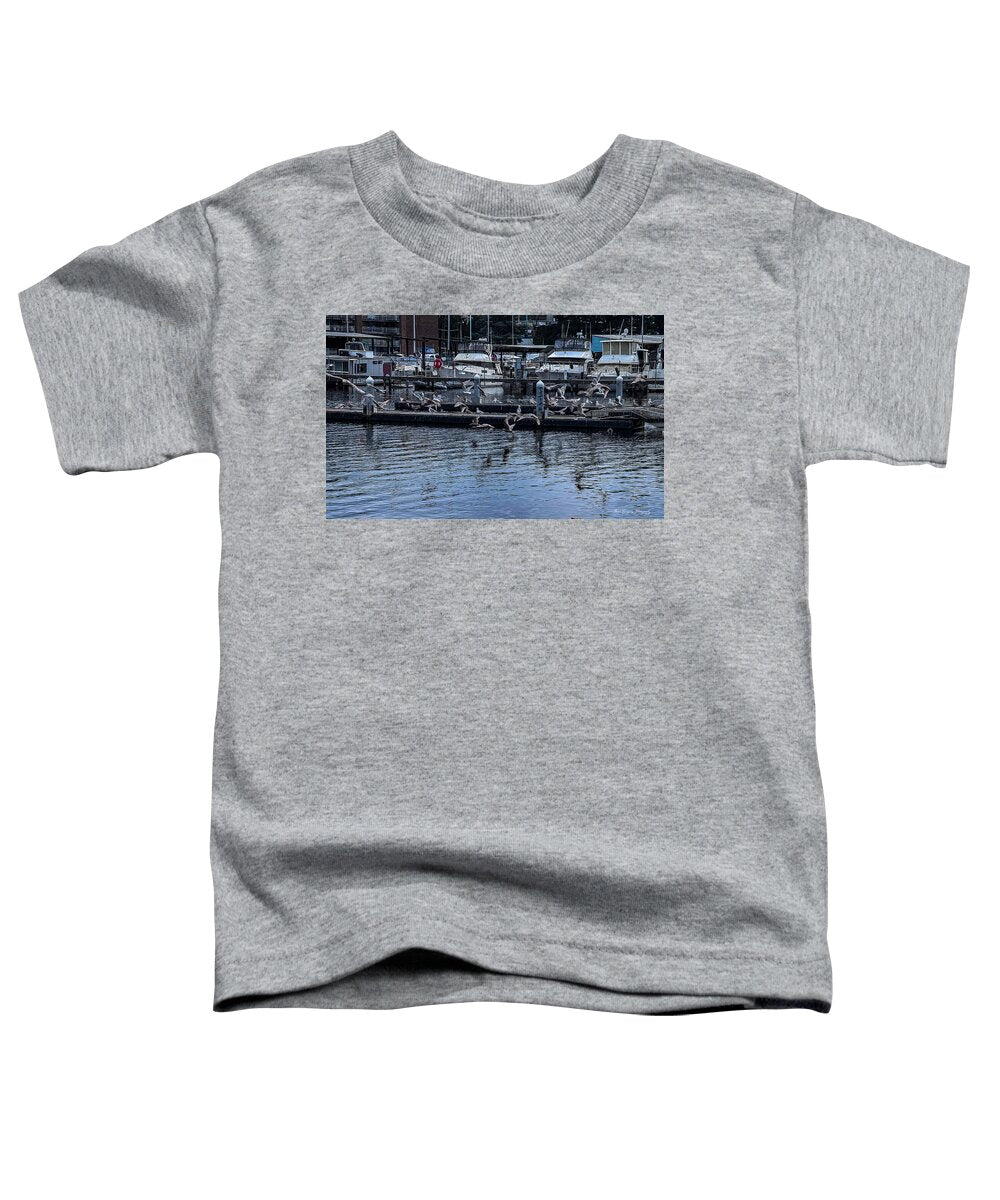 Birds at the Dock - Toddler T-Shirt