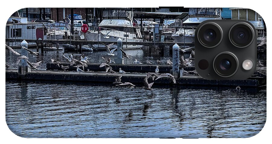 Birds at the Dock - Phone Case