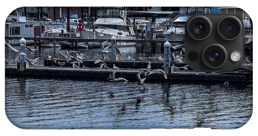 Birds at the Dock - Phone Case