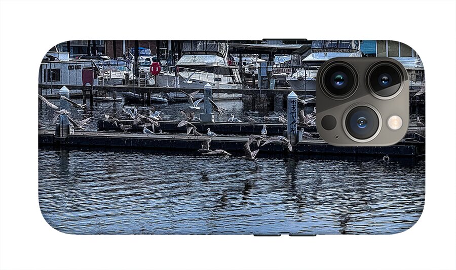 Birds at the Dock - Phone Case