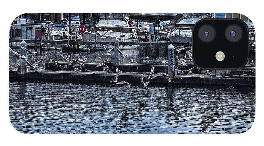 Birds at the Dock - Phone Case