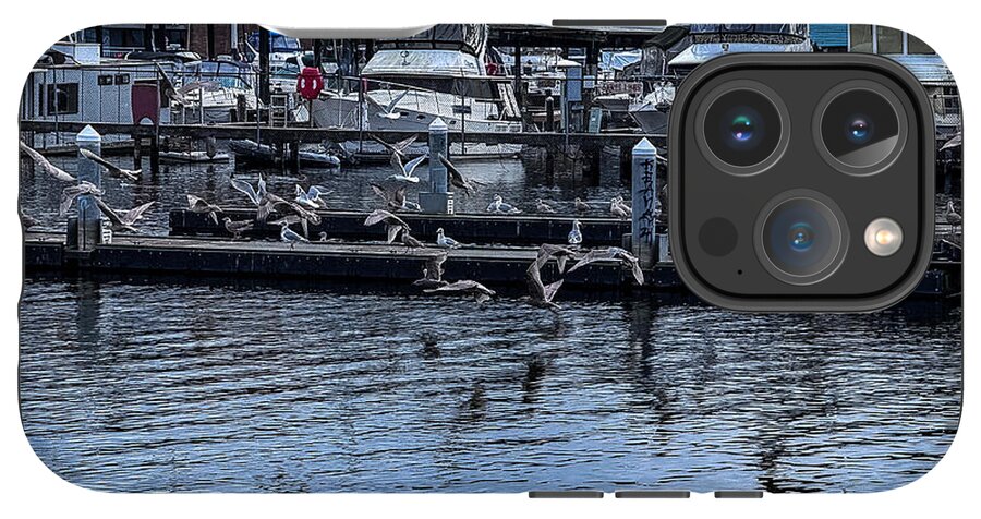 Birds at the Dock - Phone Case