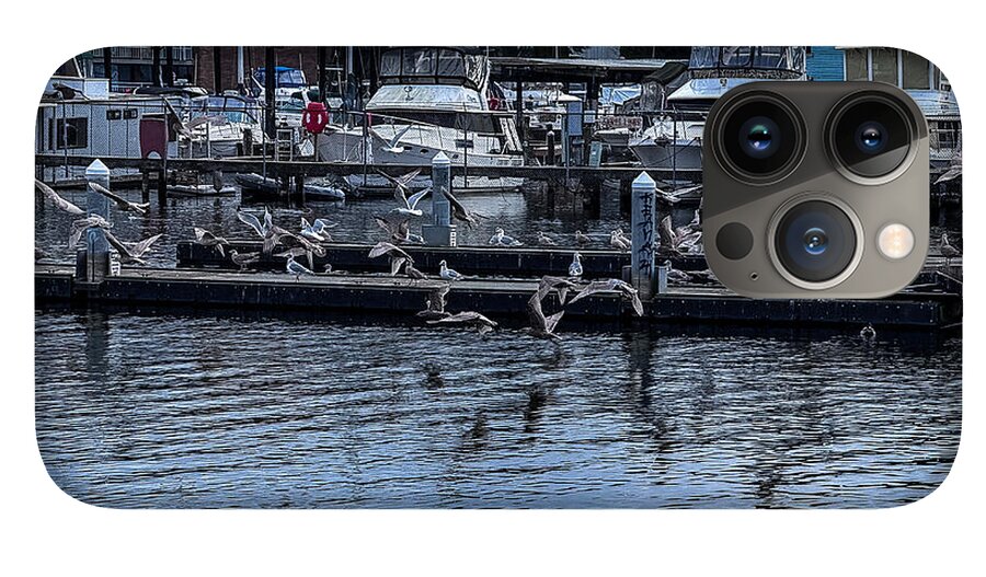 Birds at the Dock - Phone Case