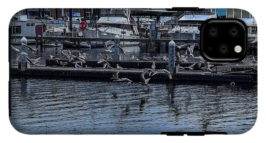 Birds at the Dock - Phone Case
