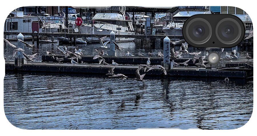 Birds at the Dock - Phone Case