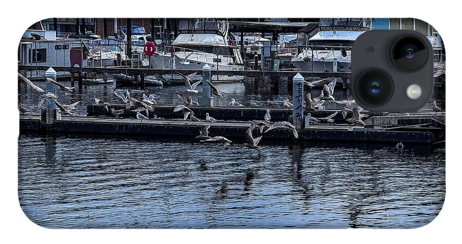 Birds at the Dock - Phone Case