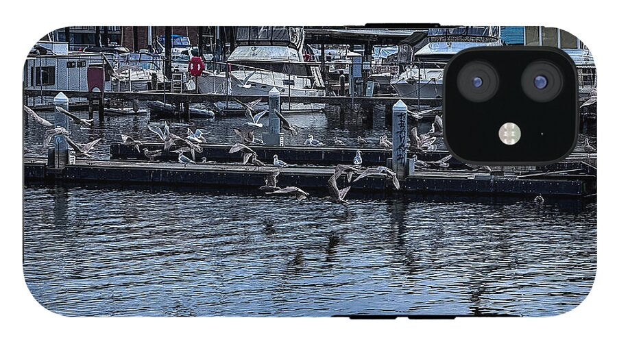 Birds at the Dock - Phone Case