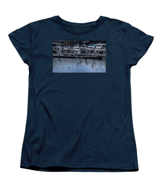 Birds at the Dock - Women's T-Shirt (Standard Fit)