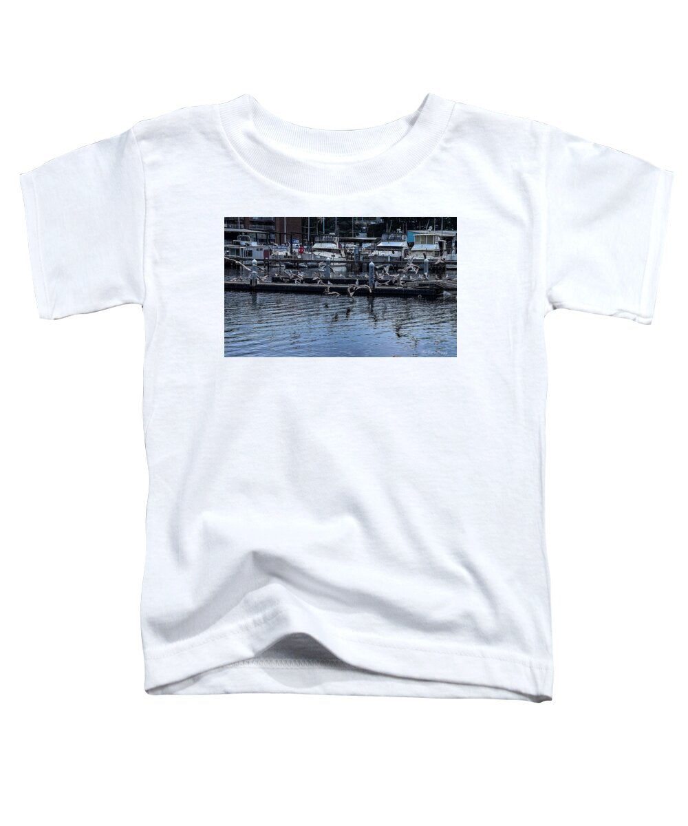 Birds at the Dock - Toddler T-Shirt