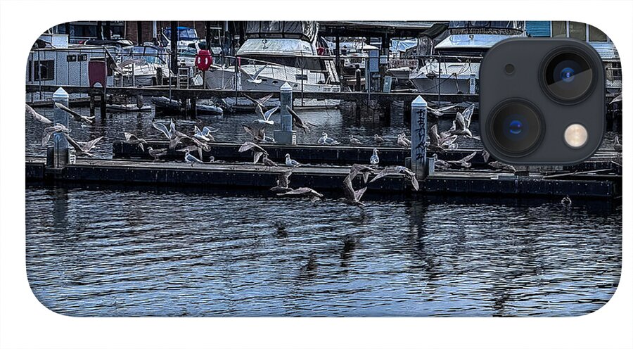 Birds at the Dock - Phone Case