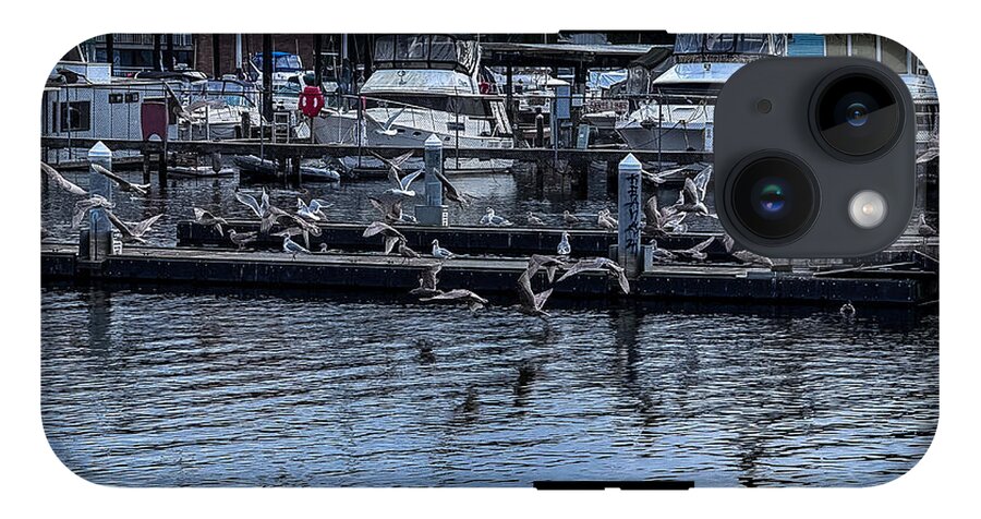 Birds at the Dock - Phone Case