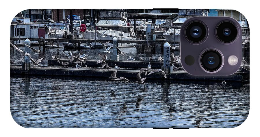 Birds at the Dock - Phone Case