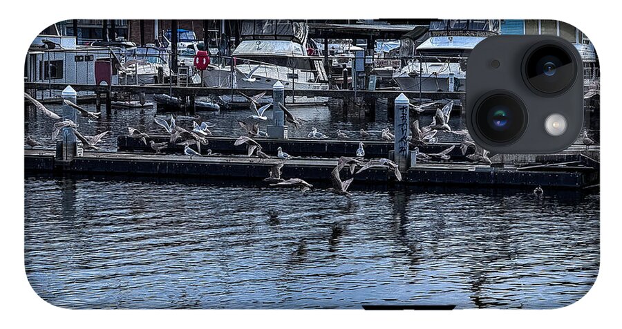 Birds at the Dock - Phone Case