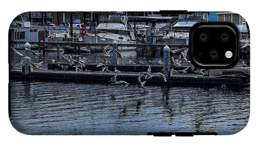 Birds at the Dock - Phone Case
