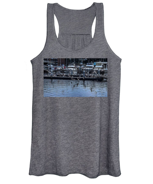 Birds at the Dock - Women's Tank Top