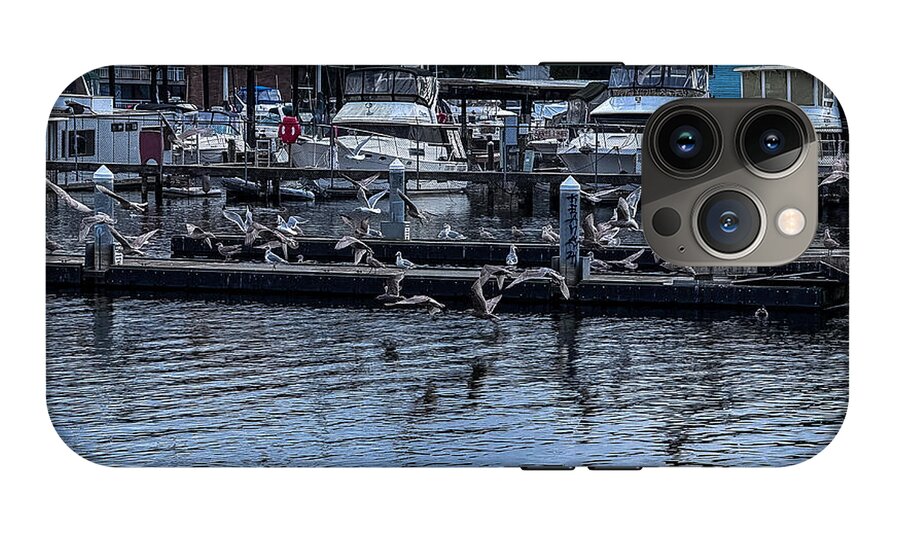 Birds at the Dock - Phone Case