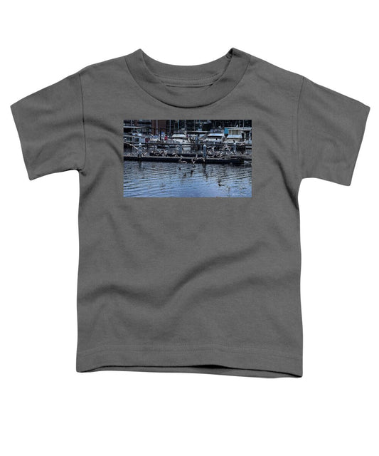 Birds at the Dock - Toddler T-Shirt
