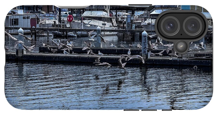 Birds at the Dock - Phone Case