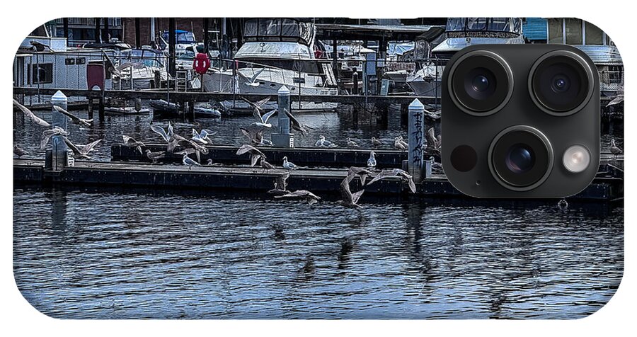 Birds at the Dock - Phone Case