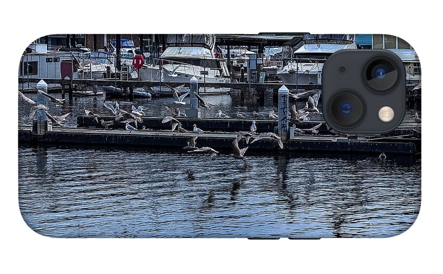 Birds at the Dock - Phone Case