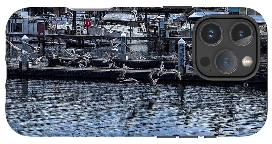 Birds at the Dock - Phone Case