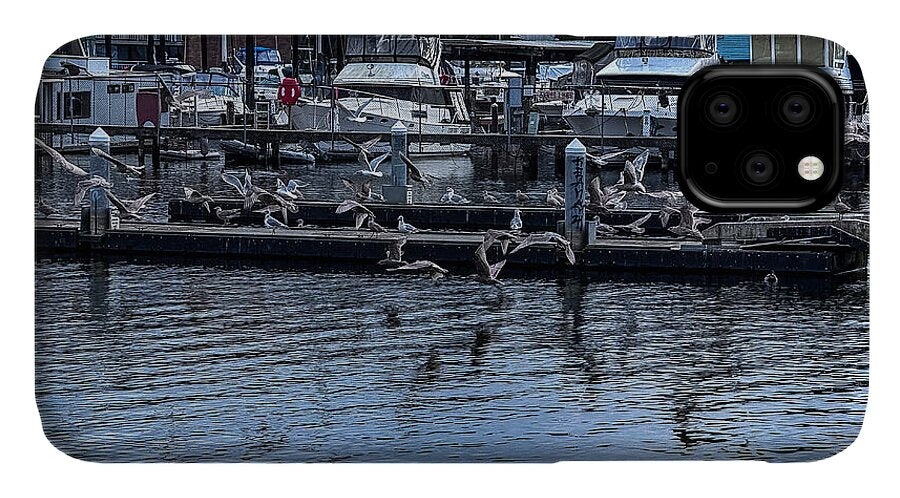 Birds at the Dock - Phone Case