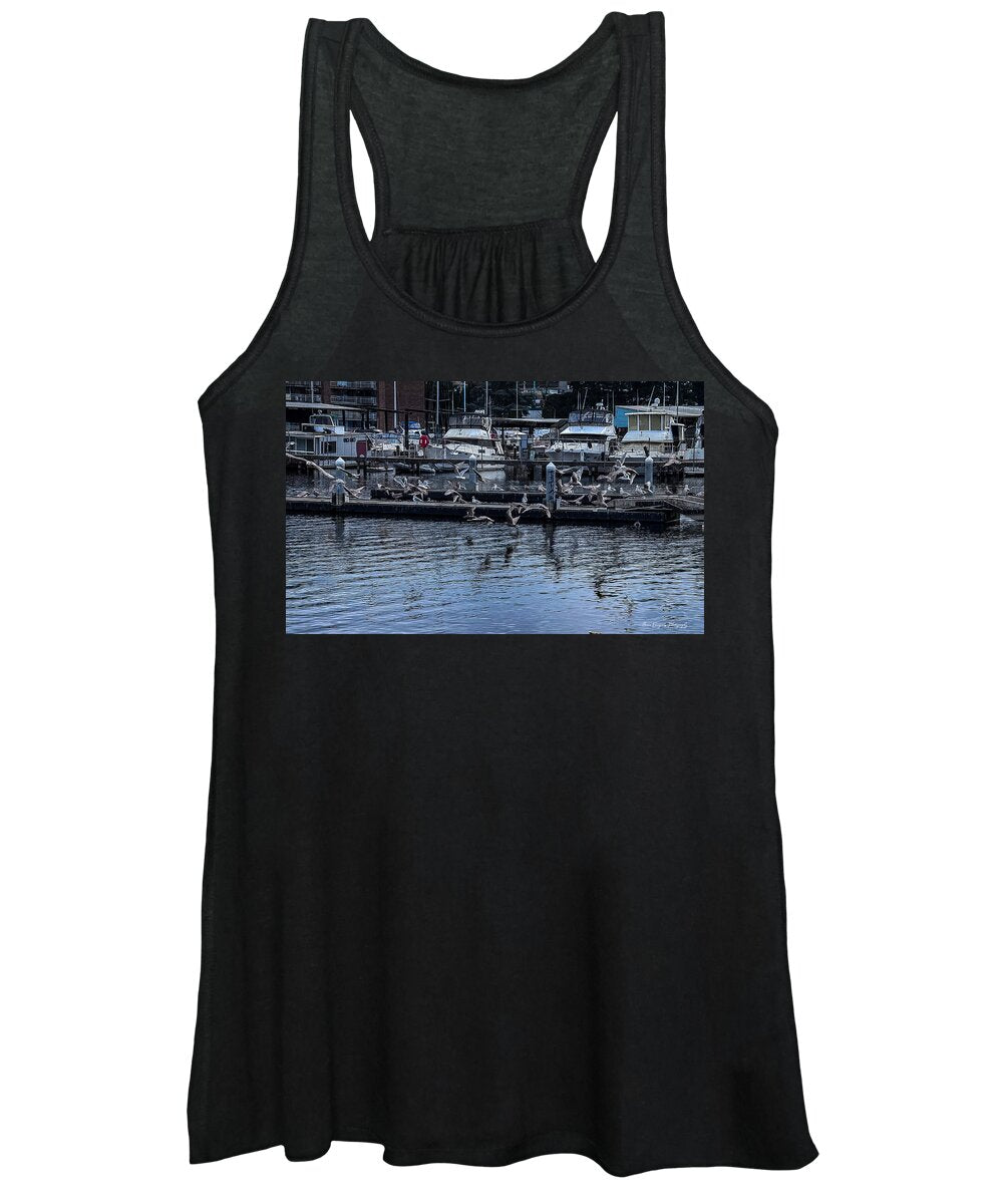 Birds at the Dock - Women's Tank Top