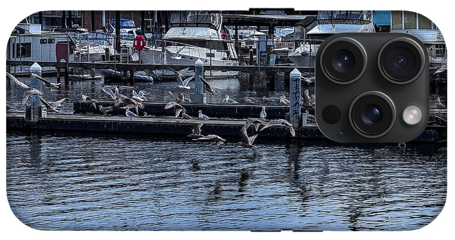 Birds at the Dock - Phone Case