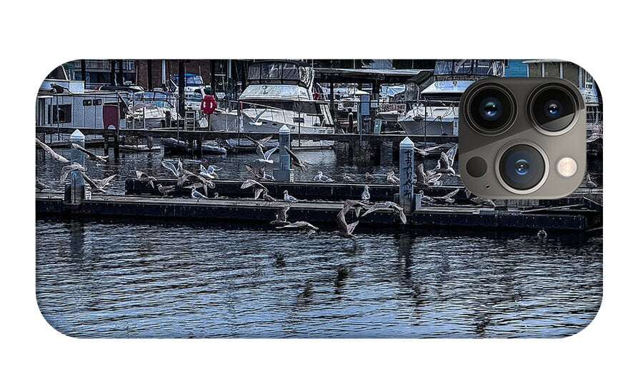 Birds at the Dock - Phone Case