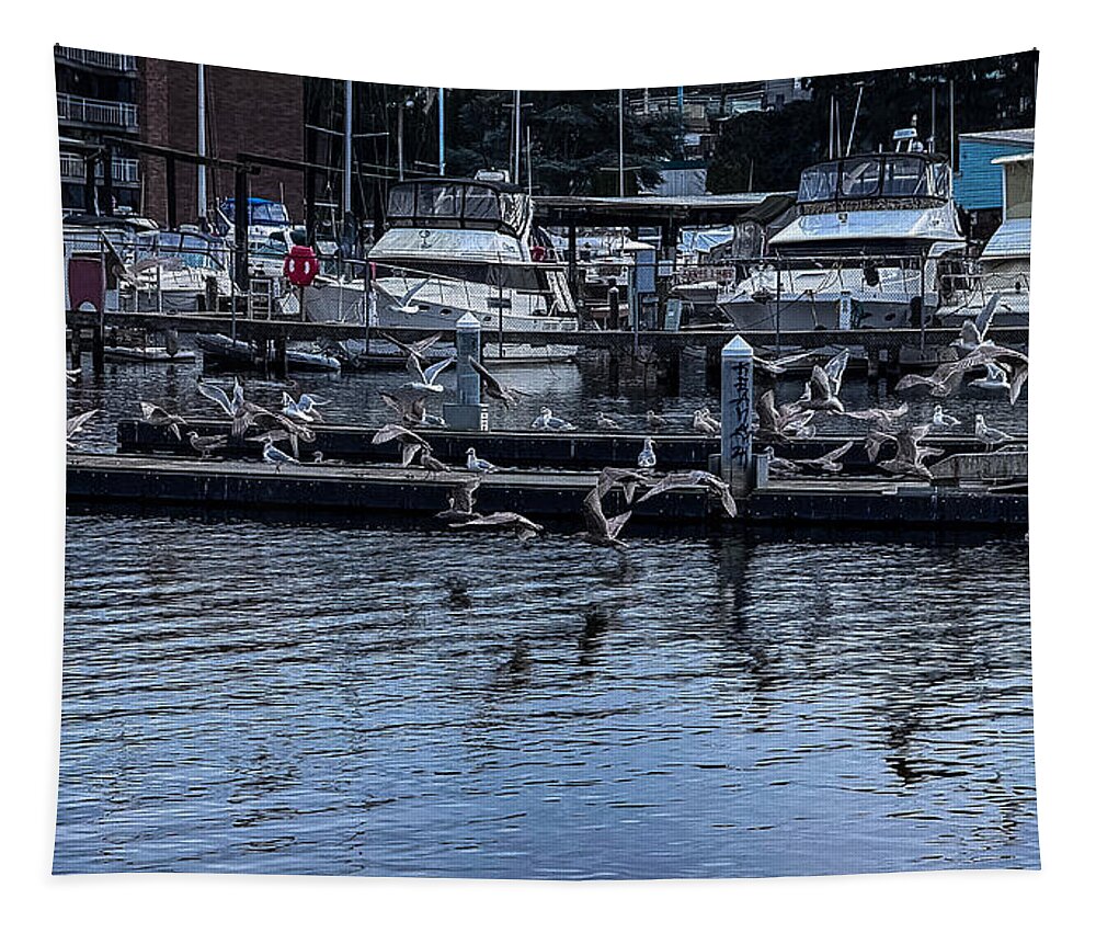 Birds at the Dock - Tapestry
