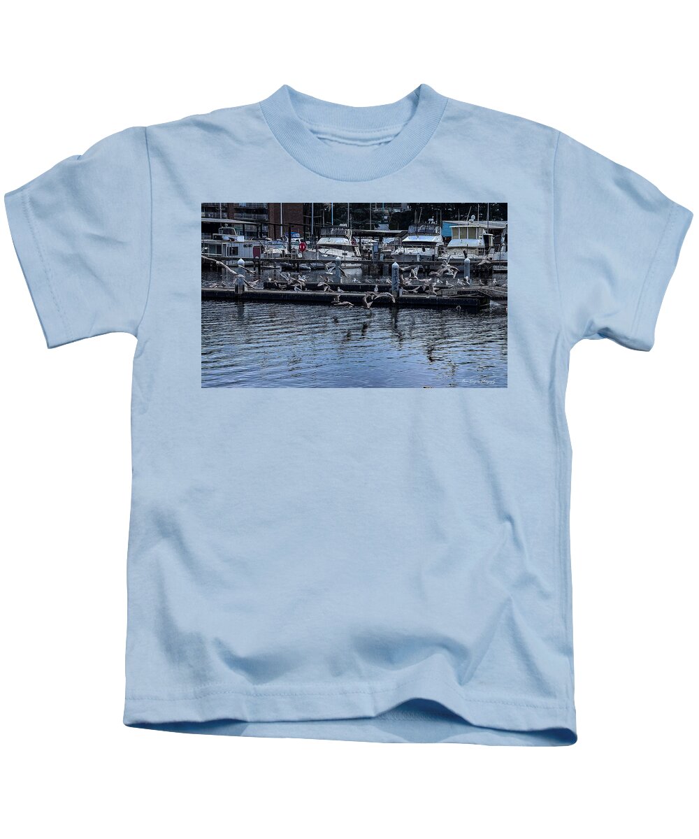 Birds at the Dock - Kids T-Shirt