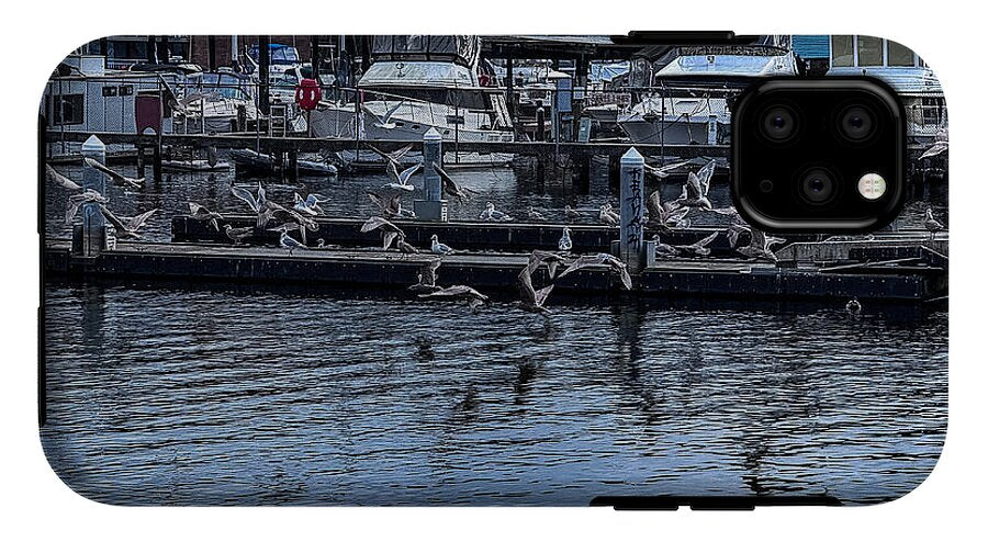 Birds at the Dock - Phone Case
