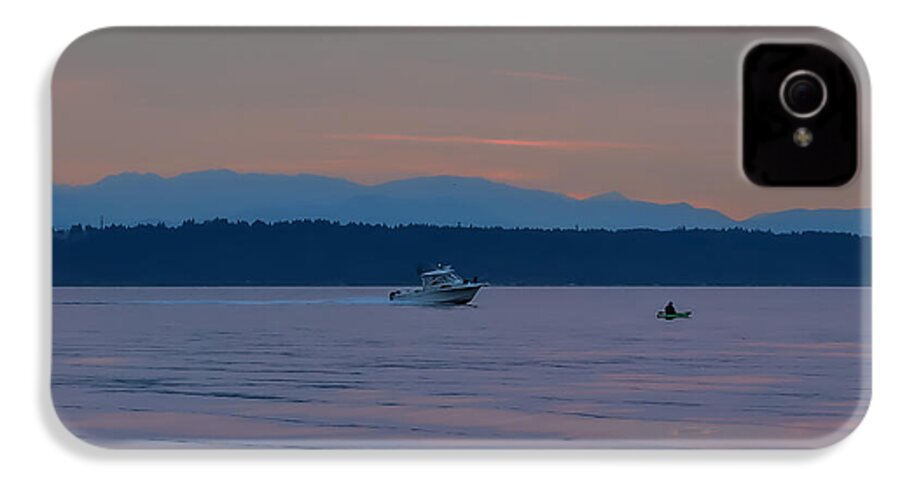 Boating at sunset - Phone Case