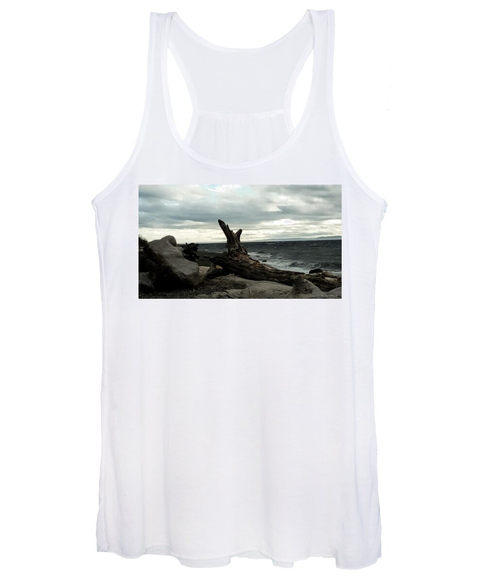 Burnt wood  - Women's Tank Top