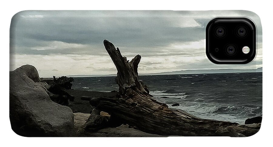 Burnt wood  - Phone Case