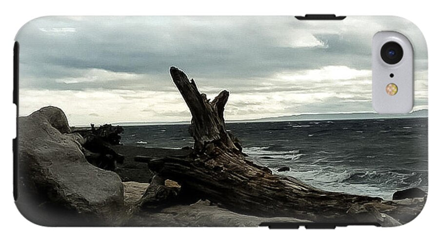 Burnt wood  - Phone Case