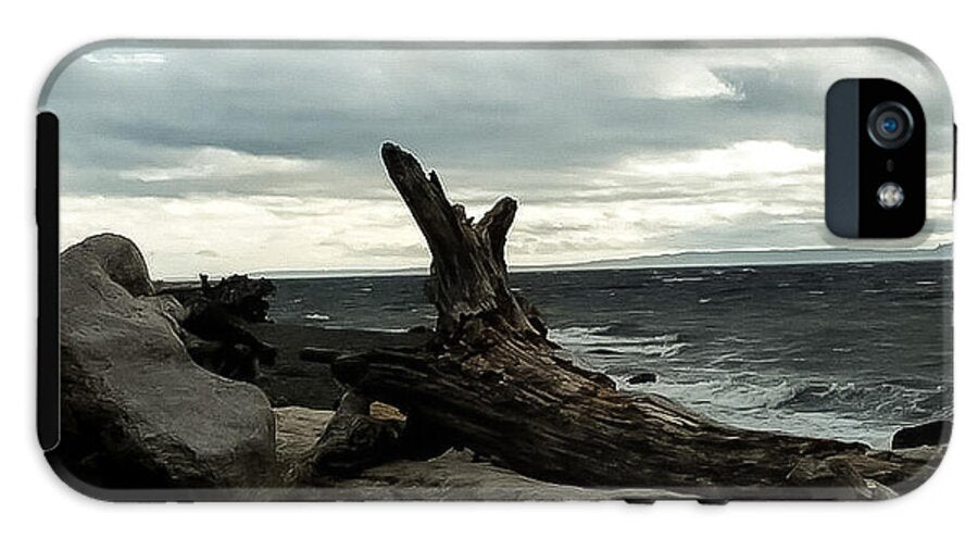 Burnt wood  - Phone Case
