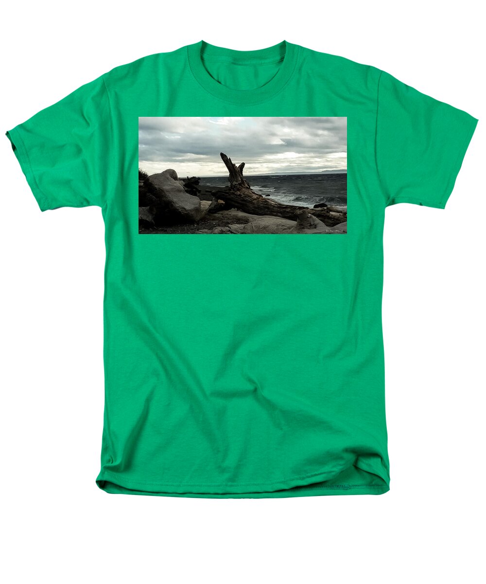 Burnt wood  - Men's T-Shirt  (Regular Fit)