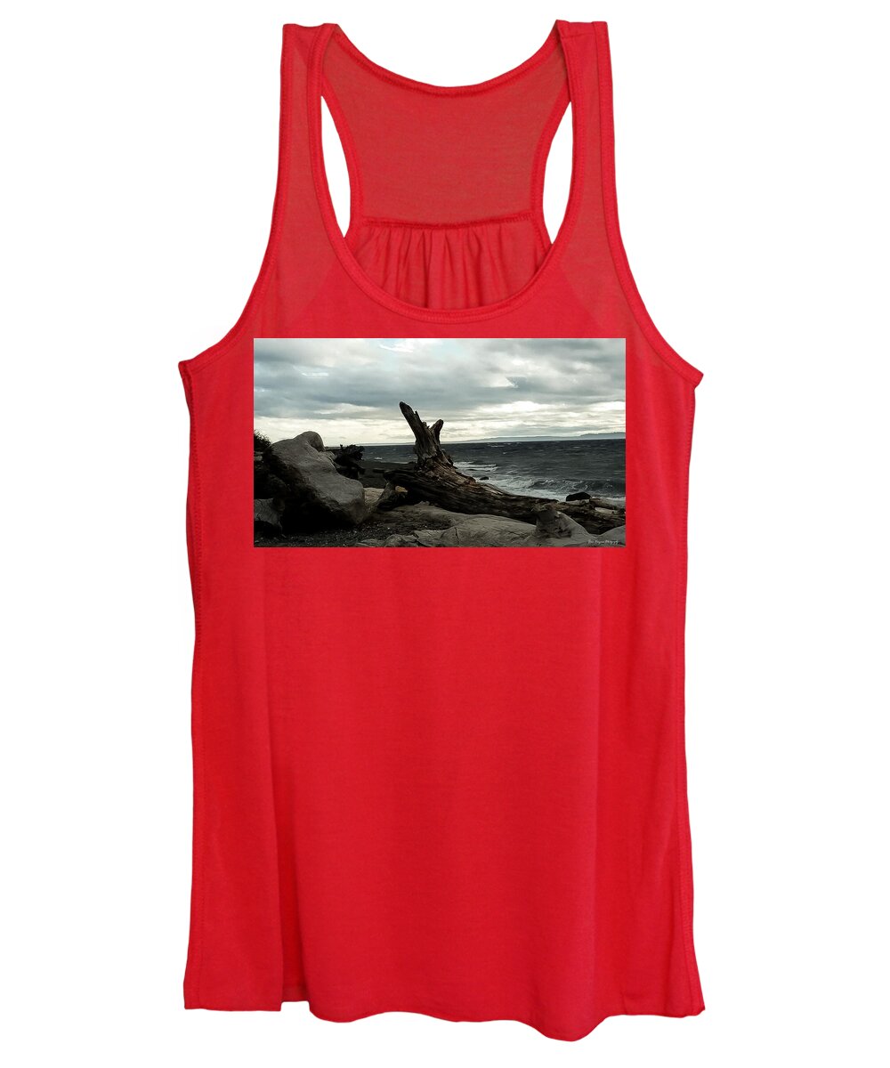 Burnt wood  - Women's Tank Top